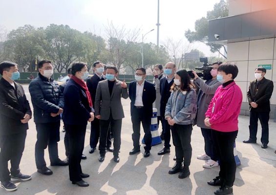 浙江省人民政府副省长王文序一行莅临乐竞体育子公司和济颐养院参观考察