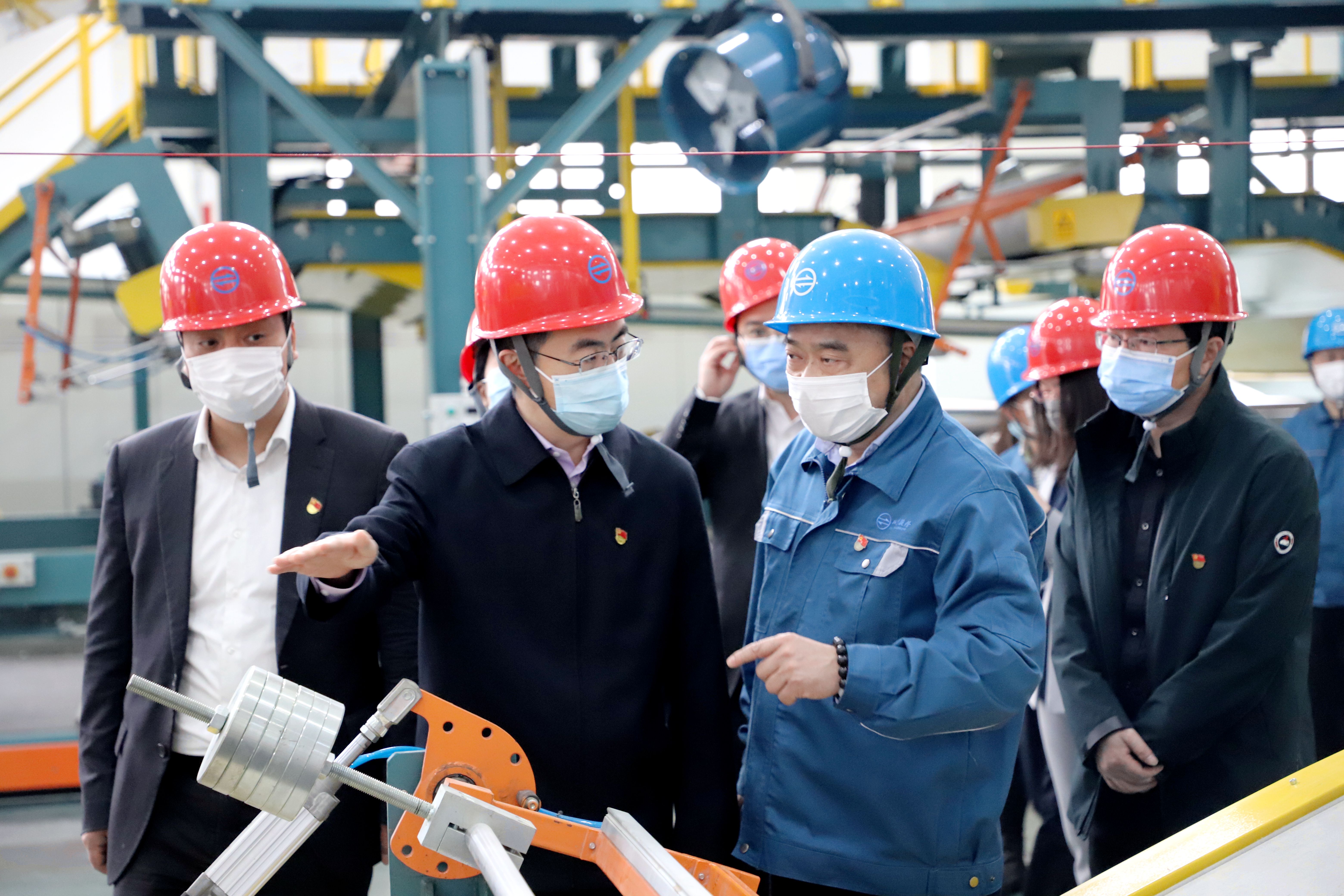 市委书记于会游调研子公司德升项目建设情况